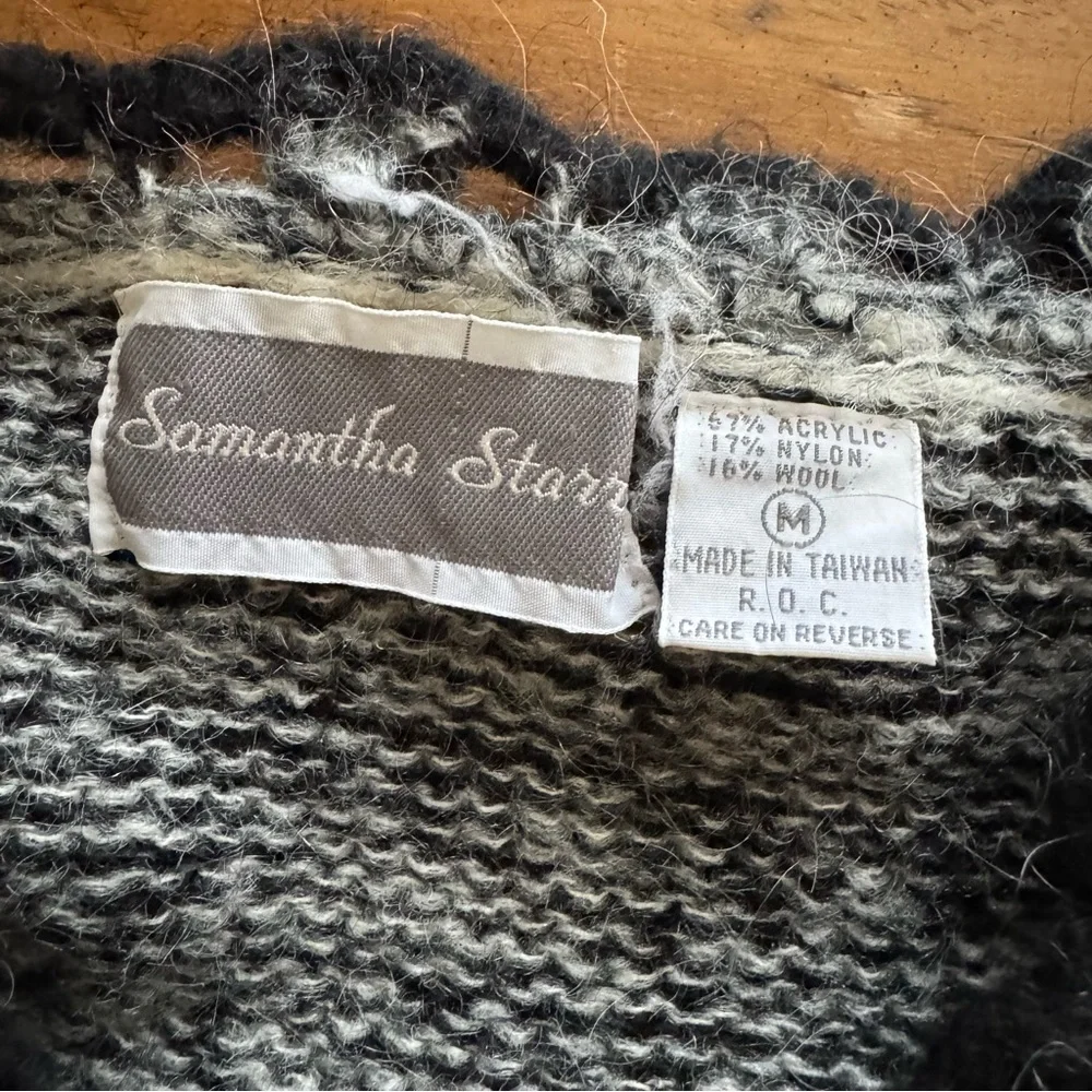 Vintage Samantha Starr WhimsyGoth Bohemian Cottagecore Cardigan Sweater